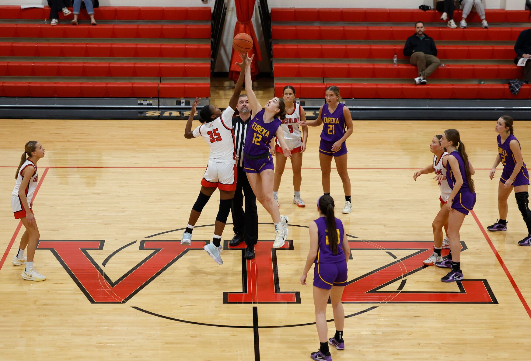 Visitation Christmas Tournament, first round: Ursuline v. Eureka